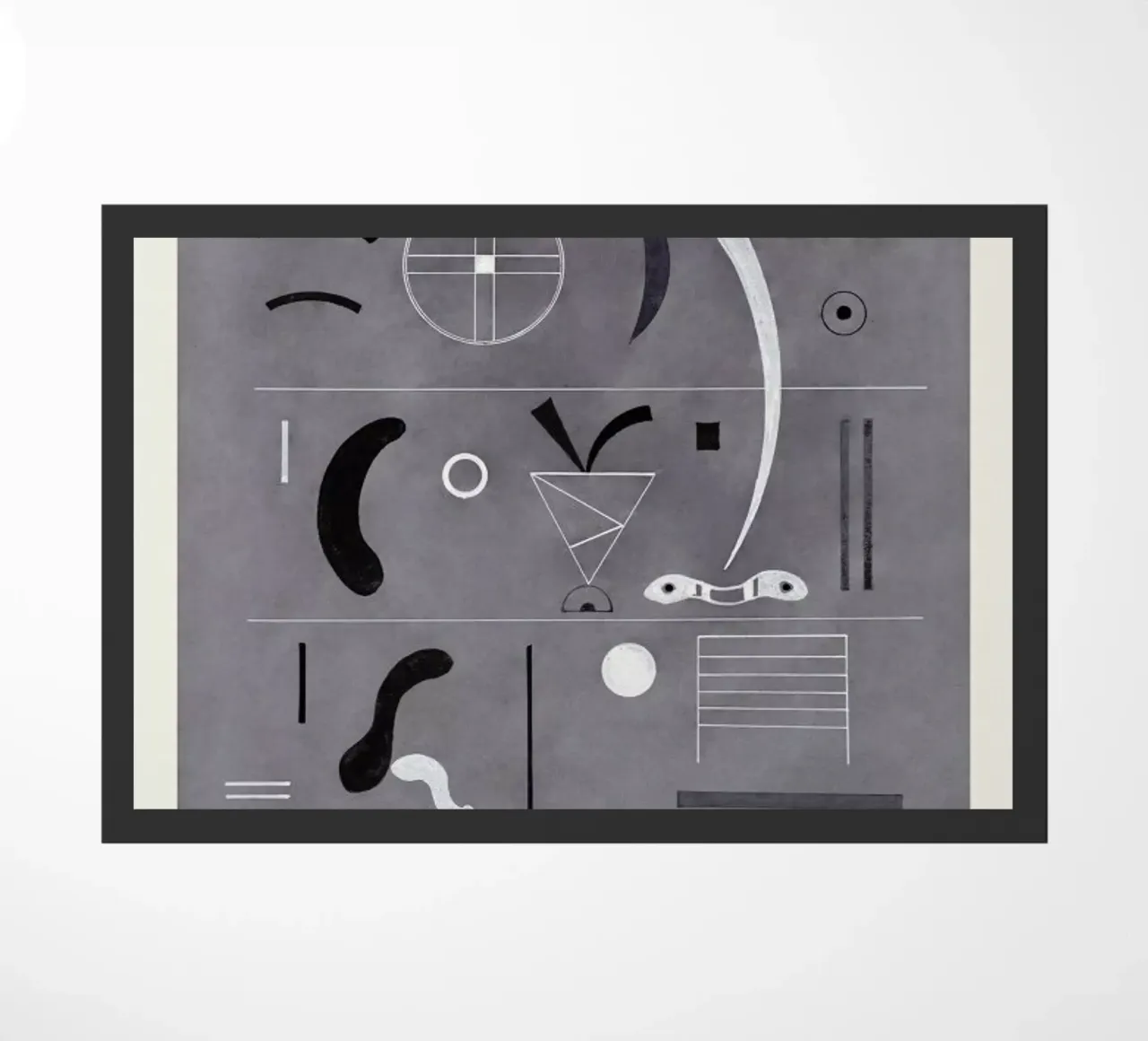 Kandinsky - Four Parts zerbino da Vintage by JUNIQE