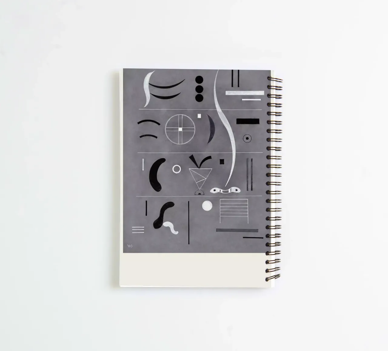 Kandinsky - Four Parts spiral notebook by Vintage by JUNIQE