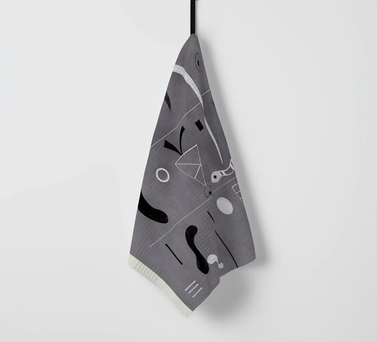 Kandinsky - Four Parts canovaccio da cucina da Vintage by JUNIQE