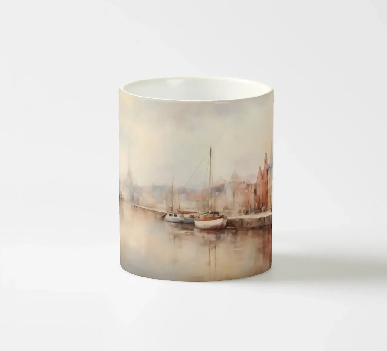 Città portuale tazza in ceramica da Imagine