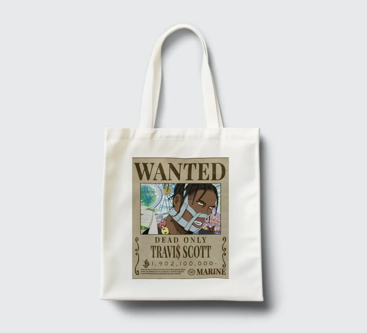 Gesucht: Travis Scott Jutebeutel von Green