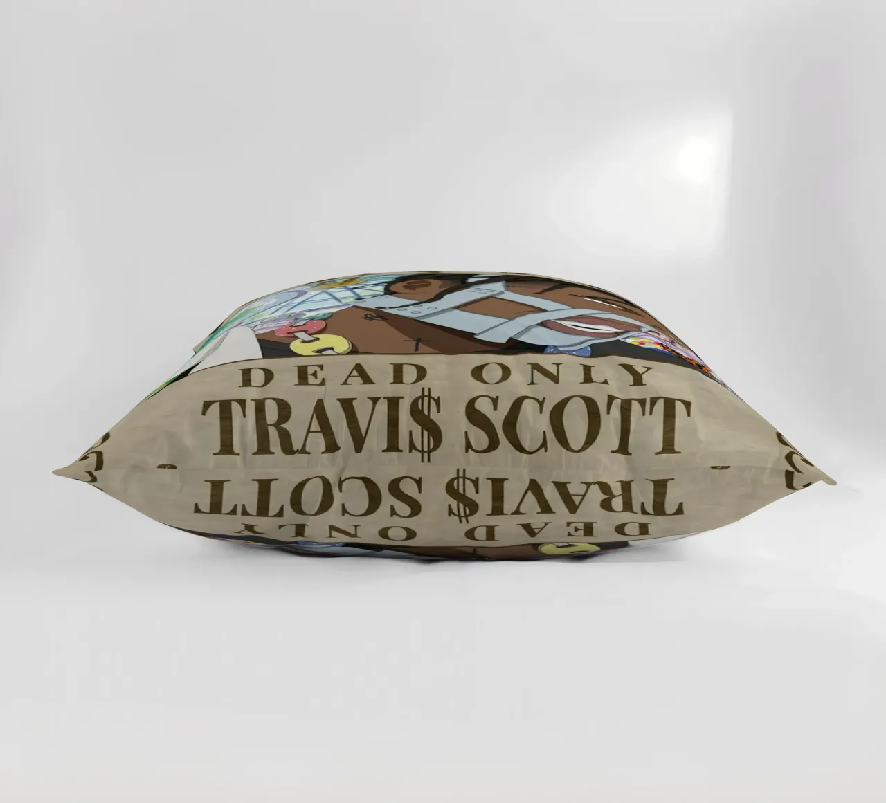 Wanted Travis Scott decorative cushion by Green