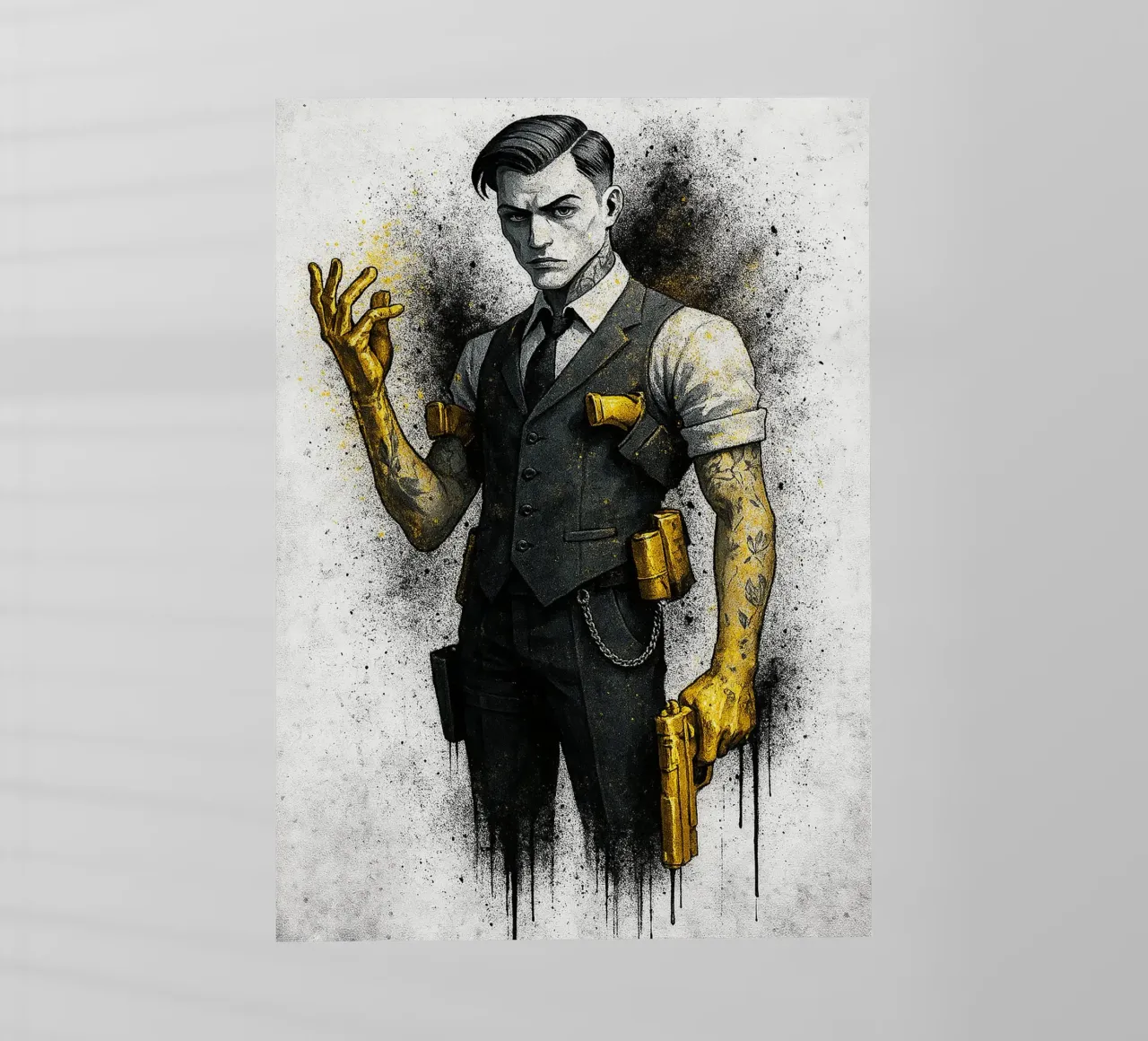 Midas Fortnite pellicola backlit da FreeArtStudio