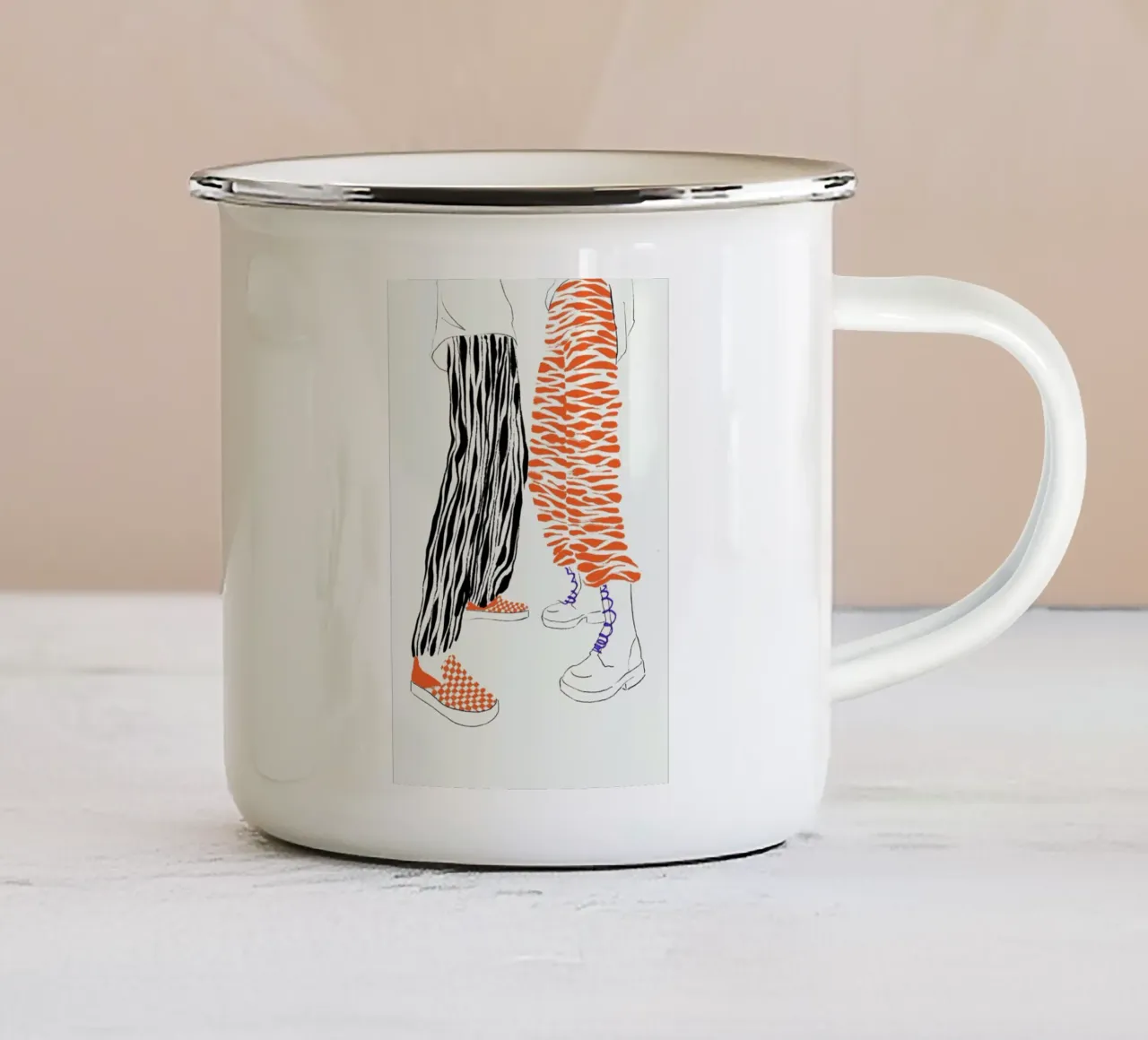 High-Tops tazza in smalto da Graphite