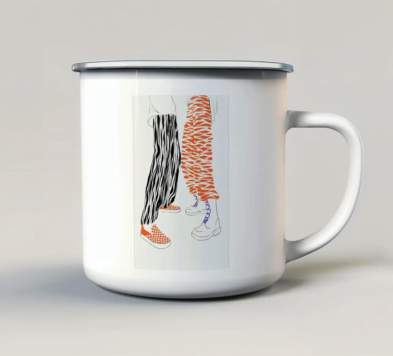 High-Tops tazza in smalto da Graphite