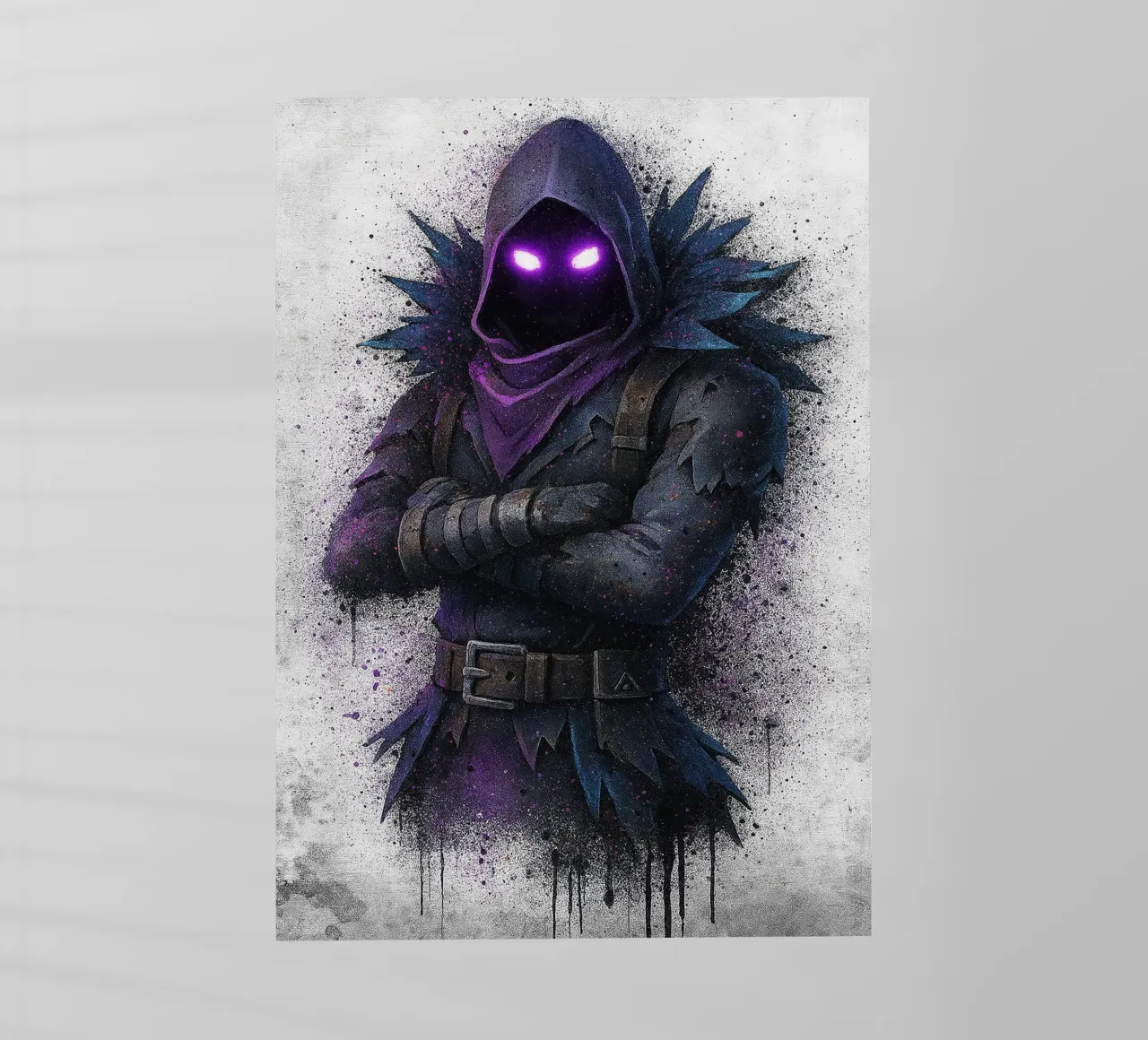 Raven Fortnite pellicola backlit da FreeArtStudio
