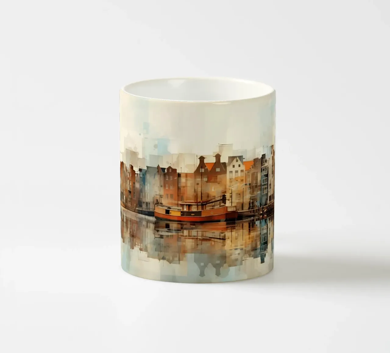 Città portuale tazza in ceramica da Imagine