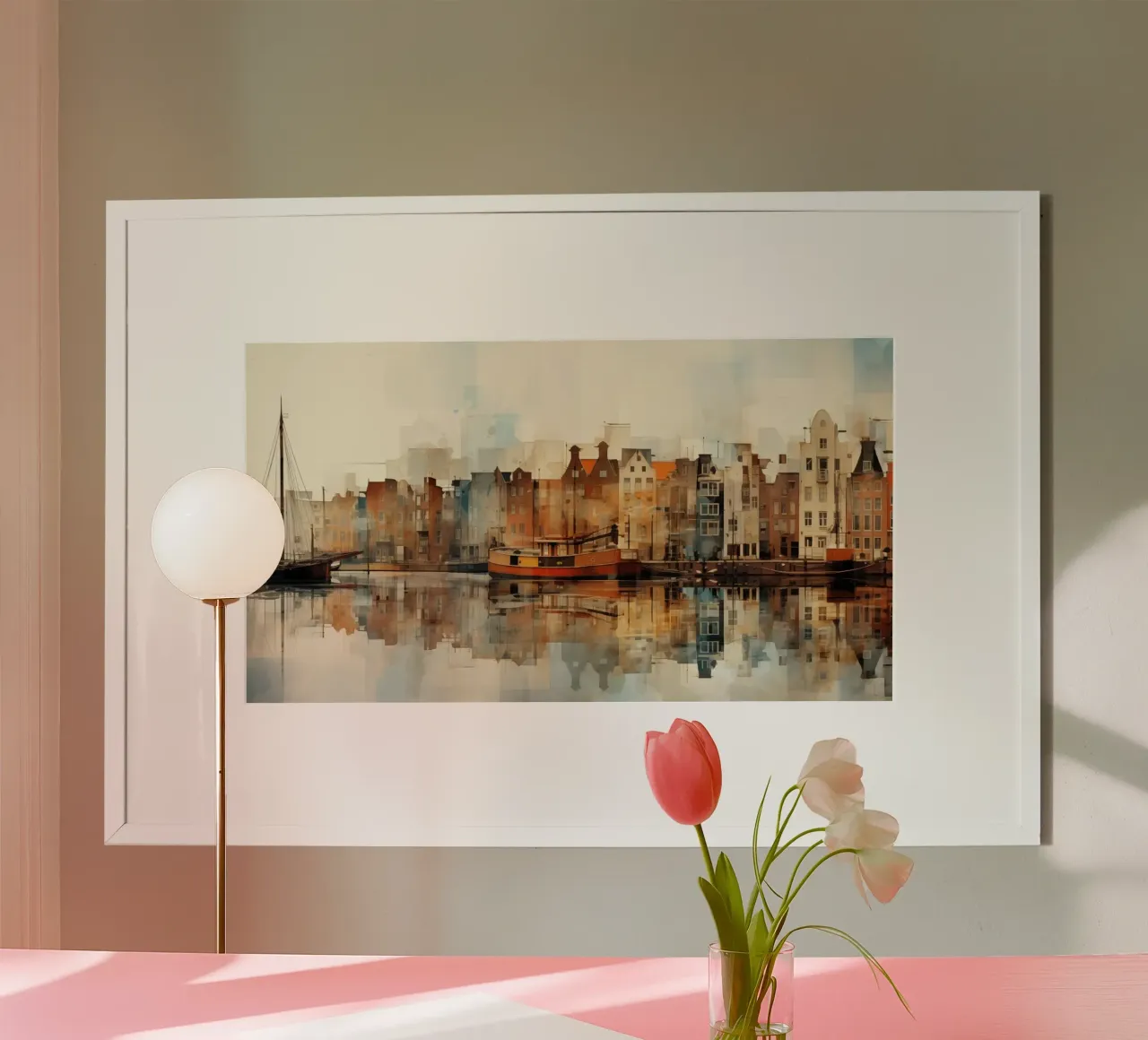Città portuale poster da Imagine