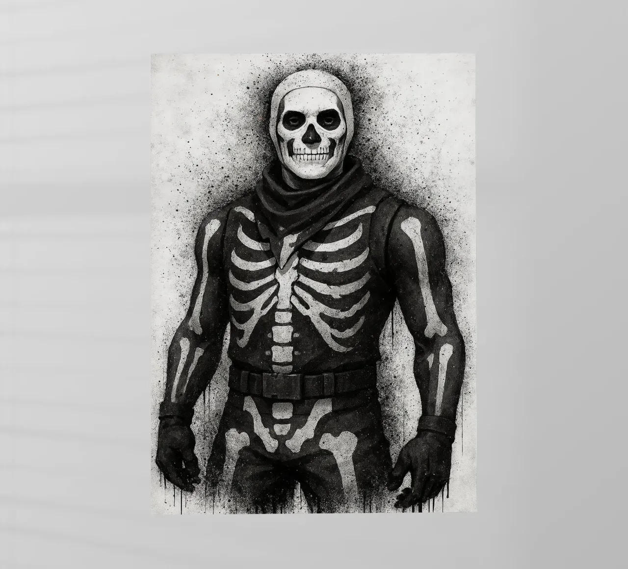 Skull Trooper pellicola backlit da FreeArtStudio