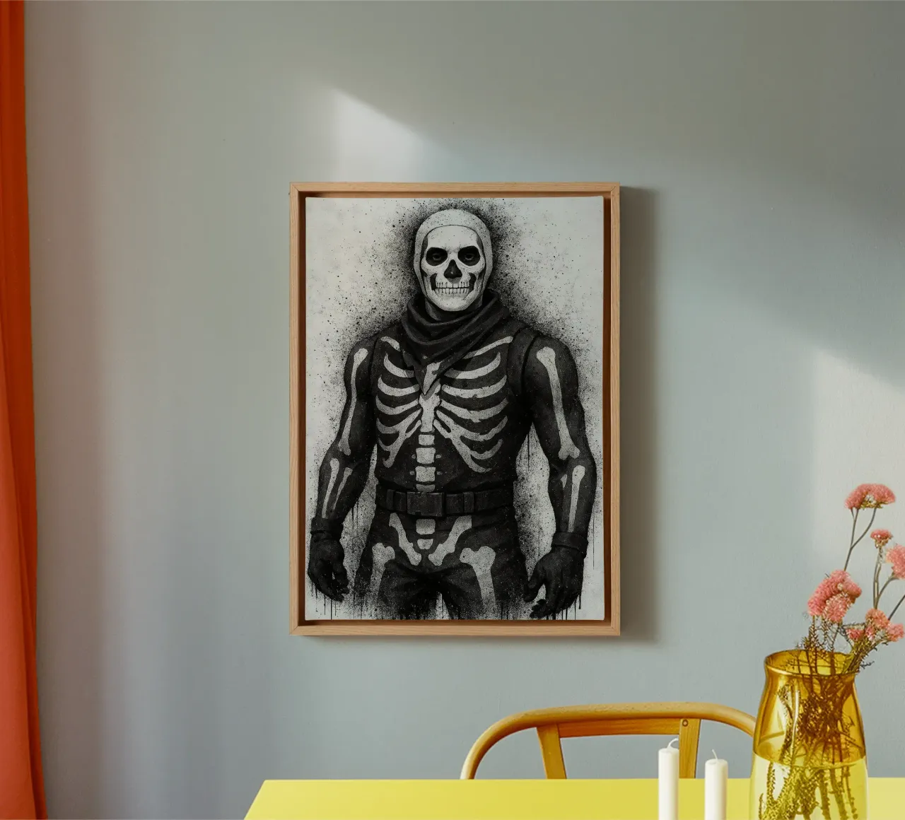 Skull Trooper tela con Cornice a cassetta da FreeArtStudio
