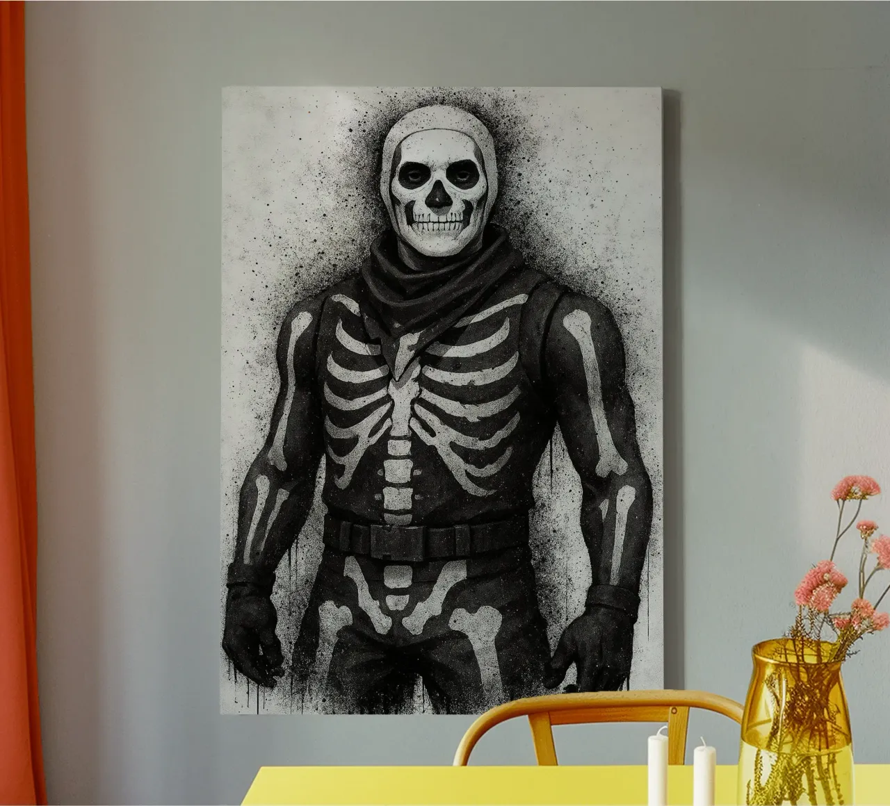 Skull Trooper tela con Cornice a cassetta da FreeArtStudio