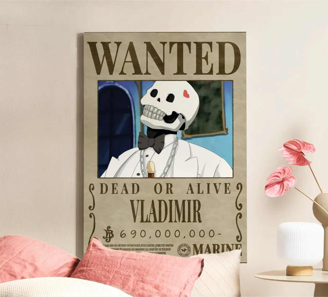 Gezocht Vladimir canvas met Baklijst van Green