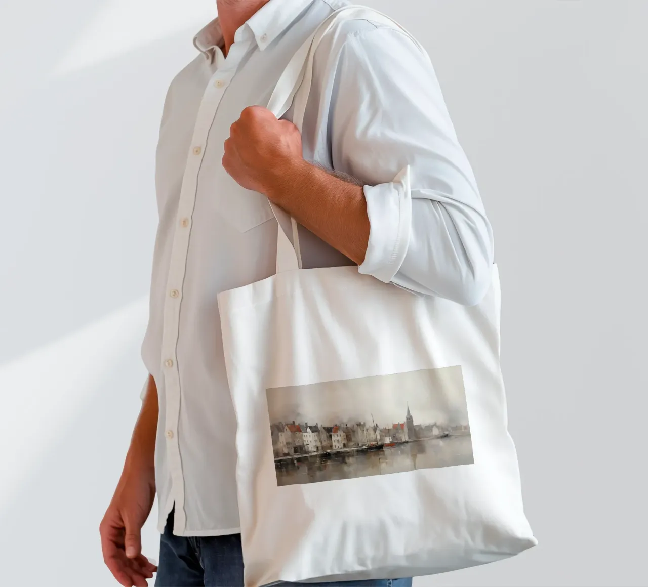 Port city tote bag by Imagine