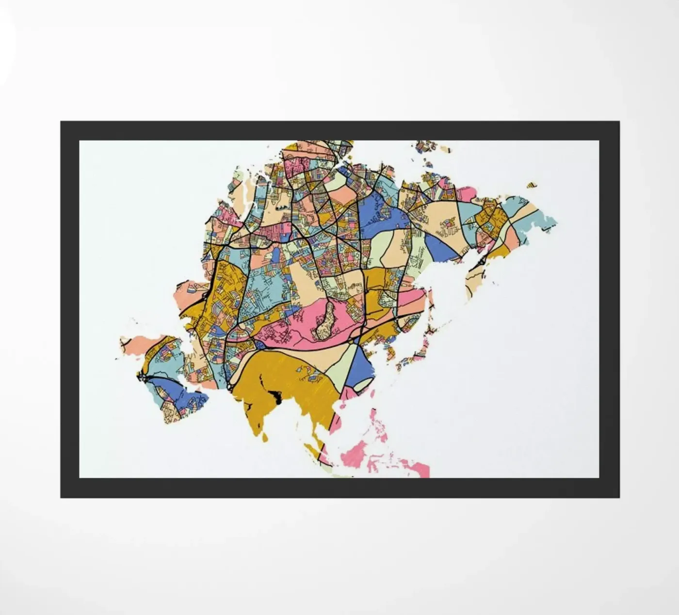 Asia zerbino da The Cartography Collection