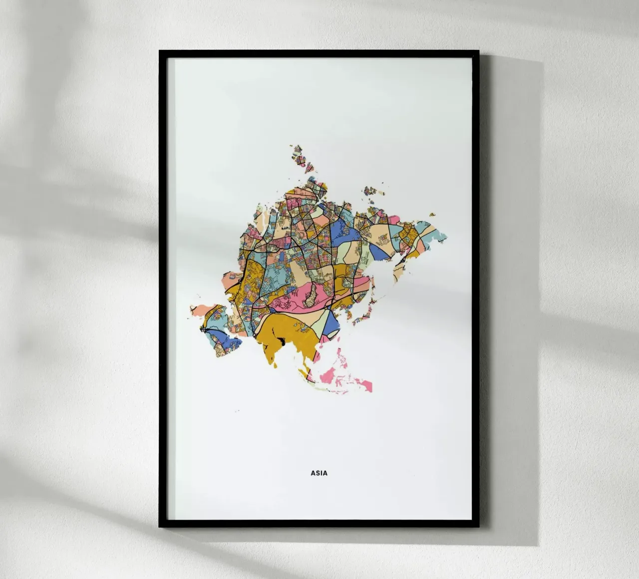 Asia poster da The Cartography Collection