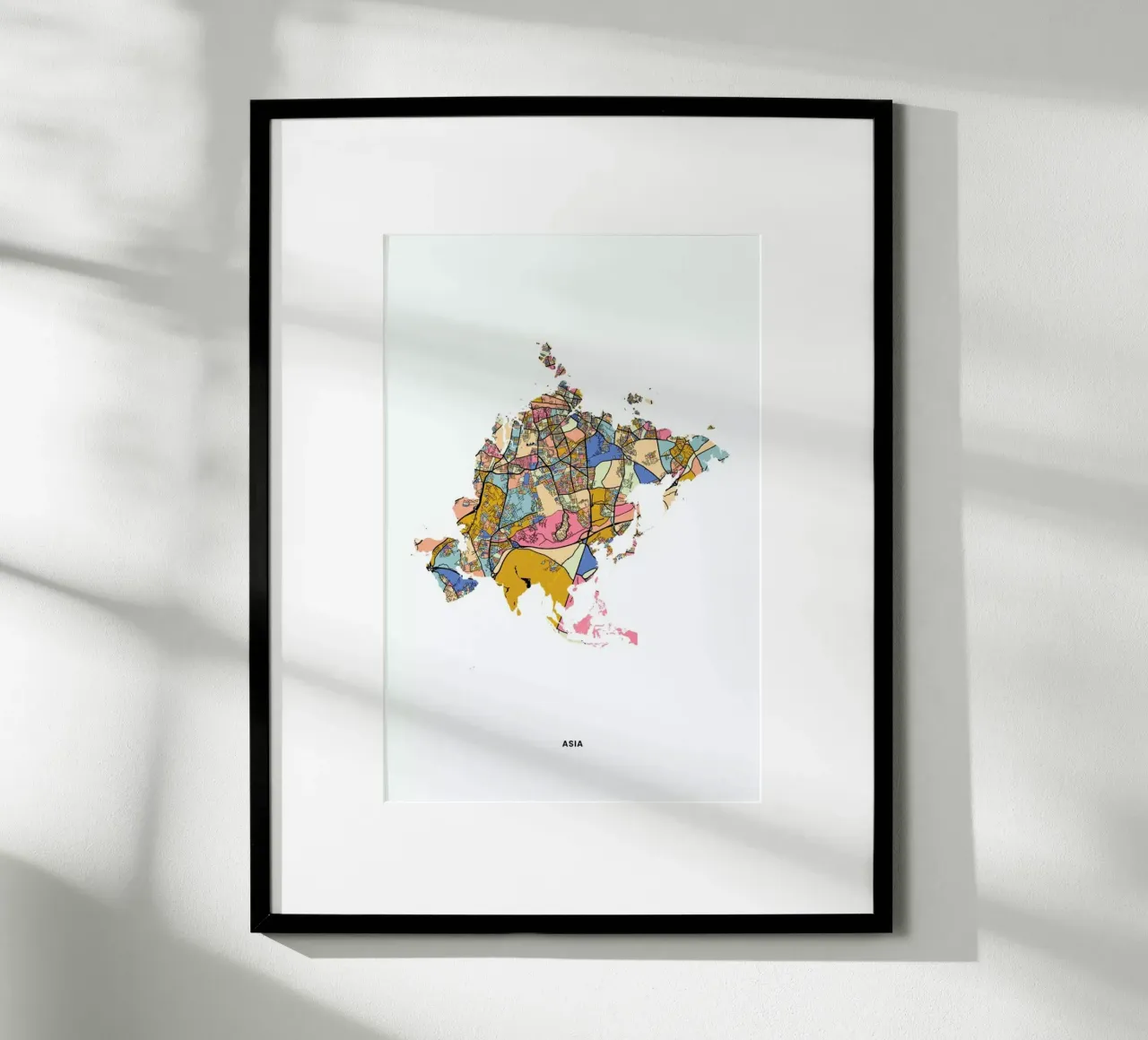 Asia poster da The Cartography Collection