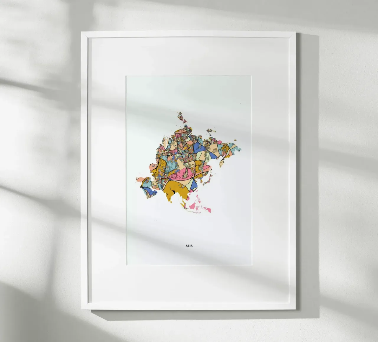 Asia poster da The Cartography Collection