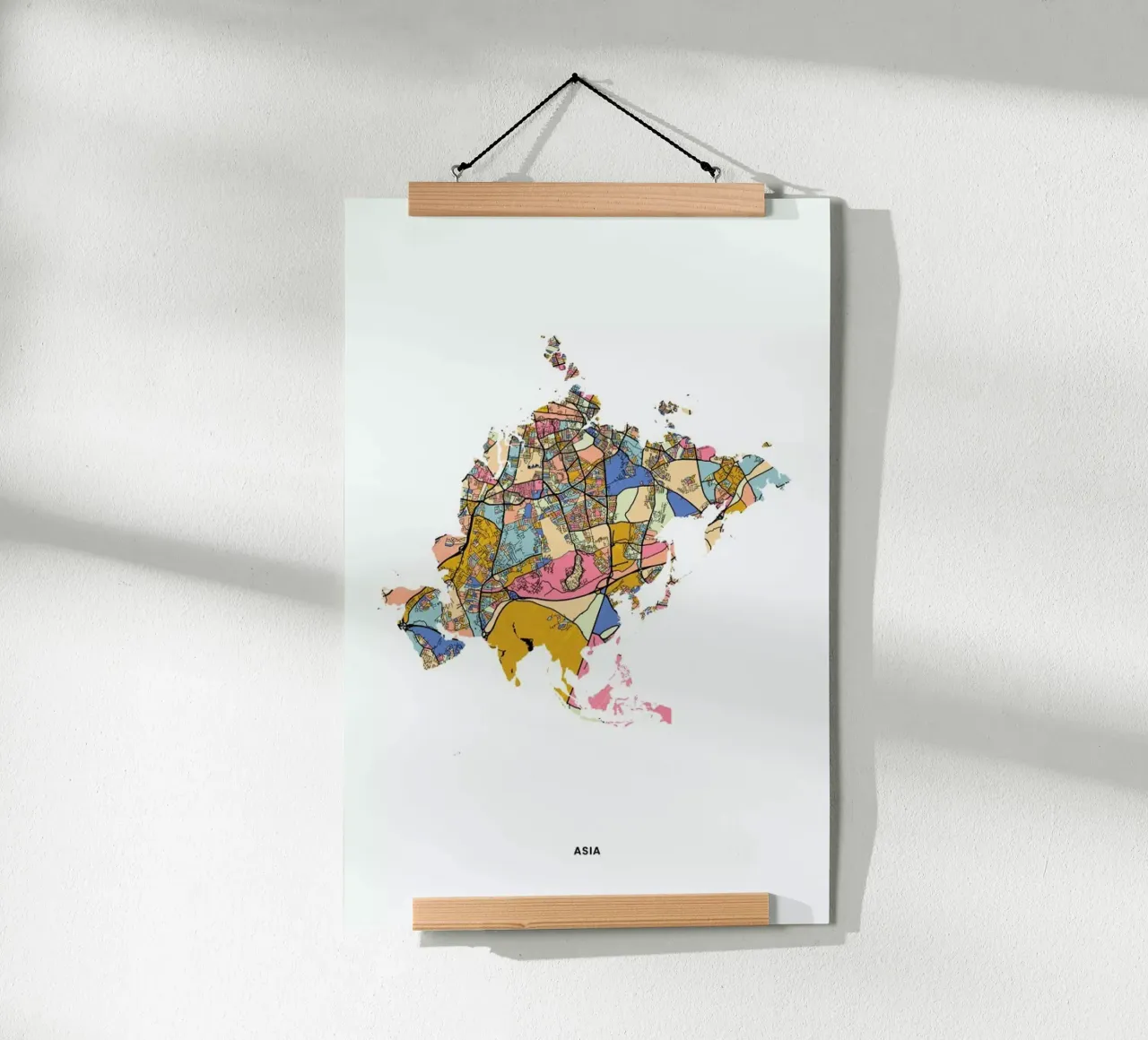 Asia poster da The Cartography Collection