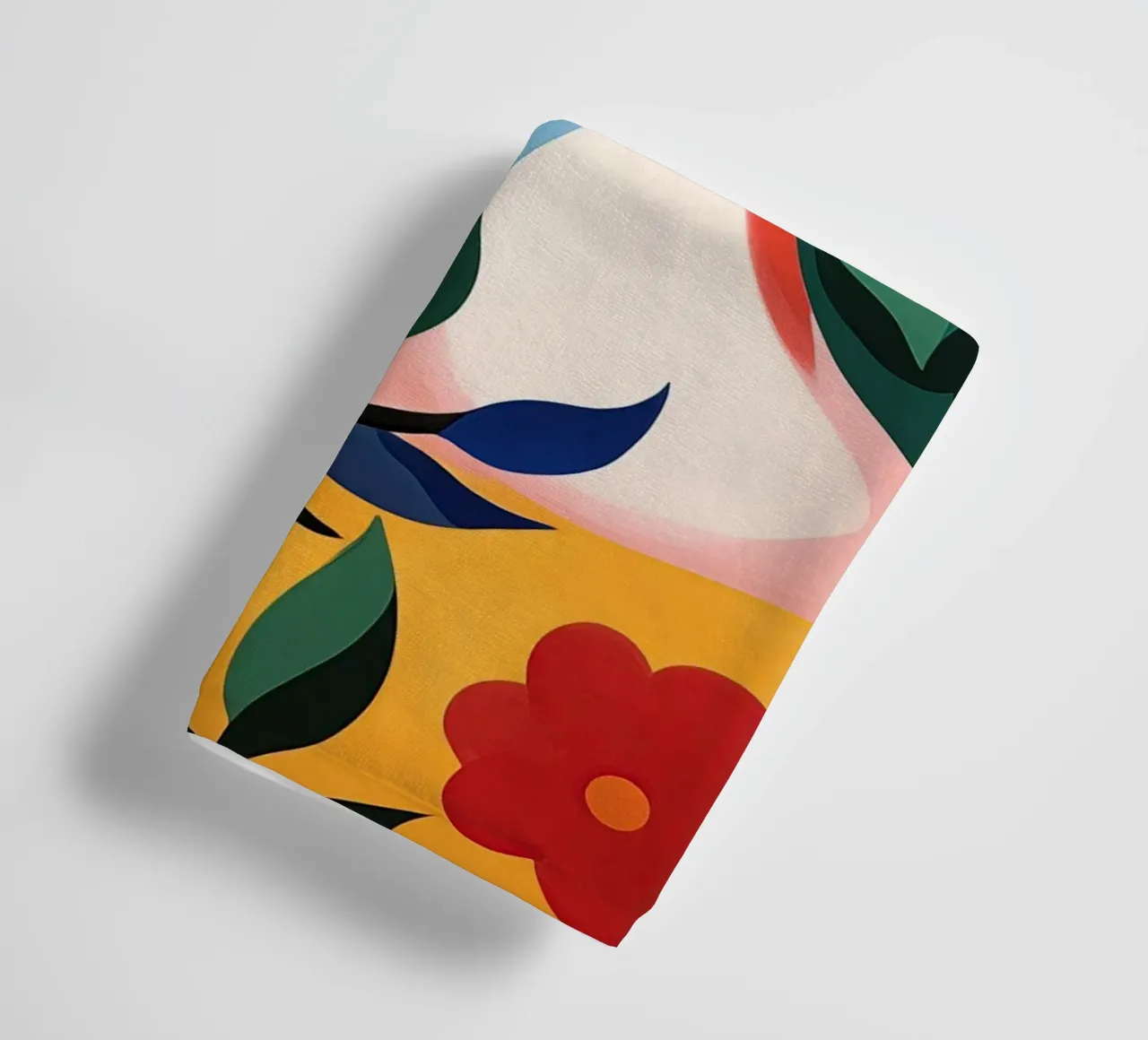 Female portrait in cheerful colours towel by Imagine