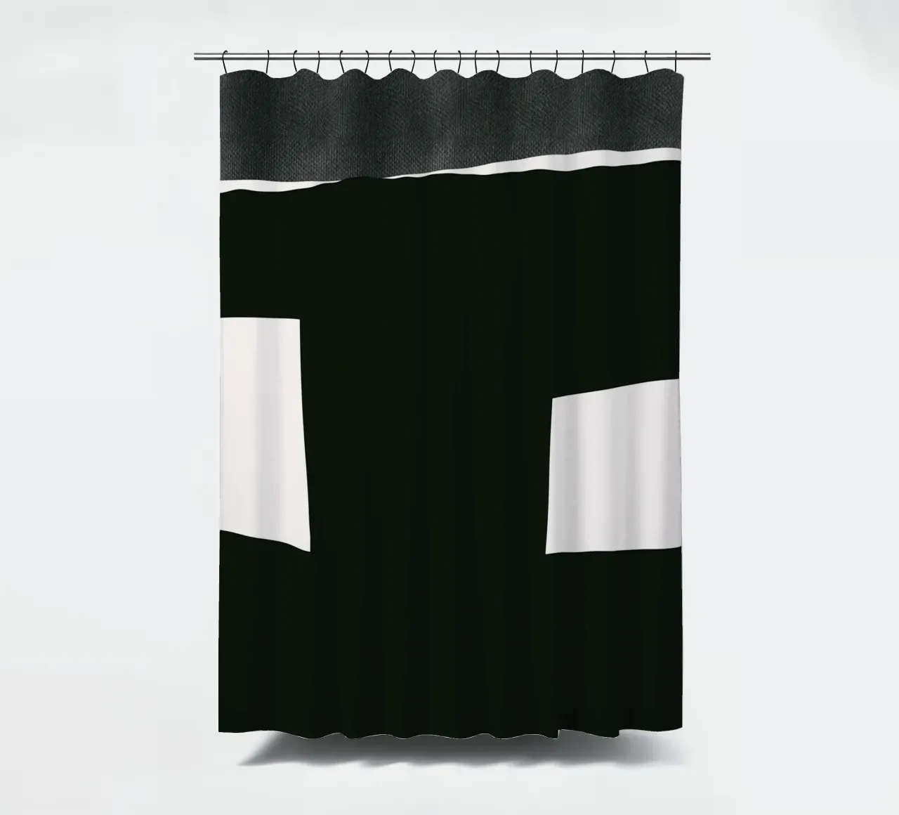 Composizione nera 04 tenda da doccia da Little Dean