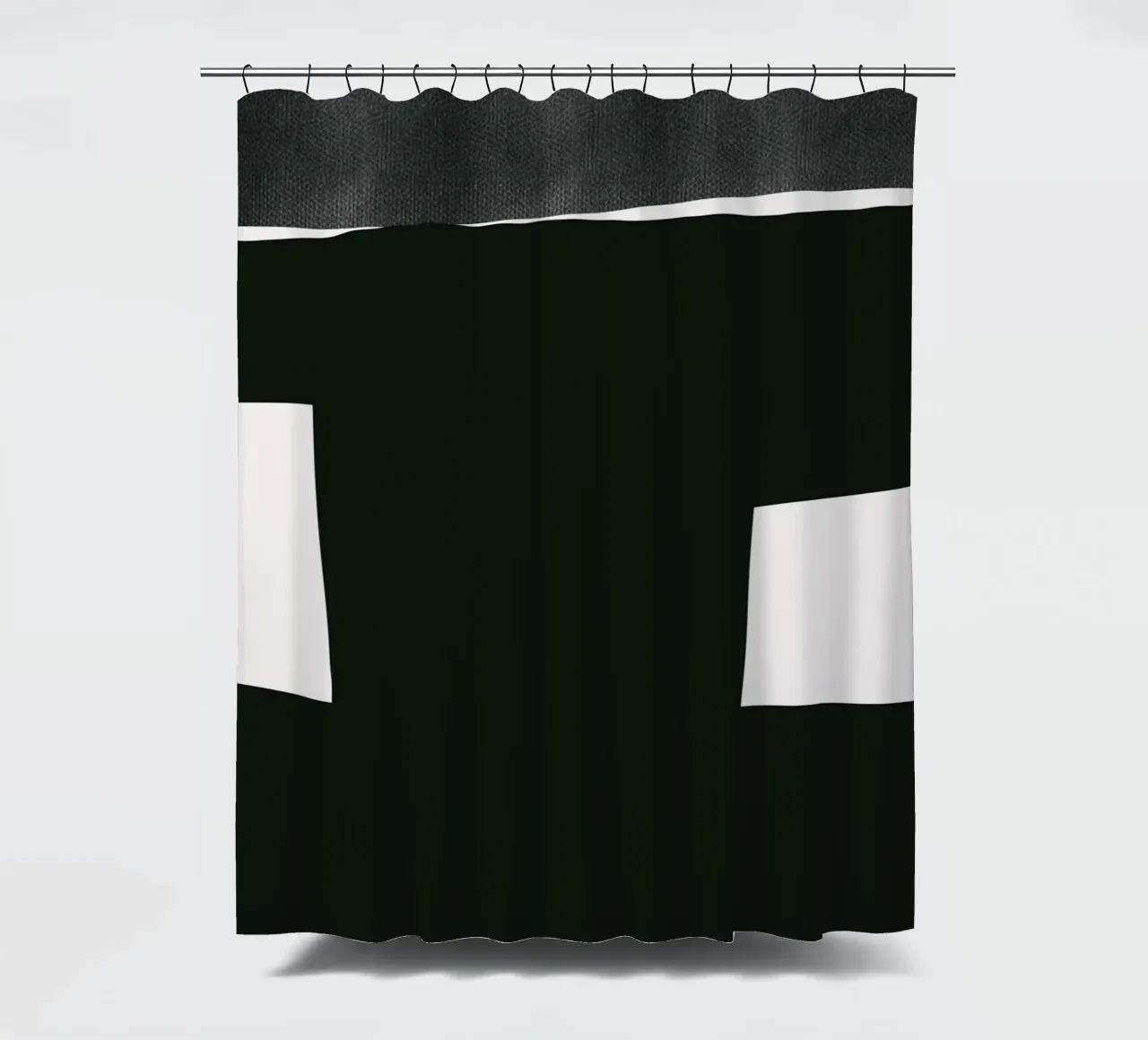 Composizione nera 04 tenda da doccia da Little Dean