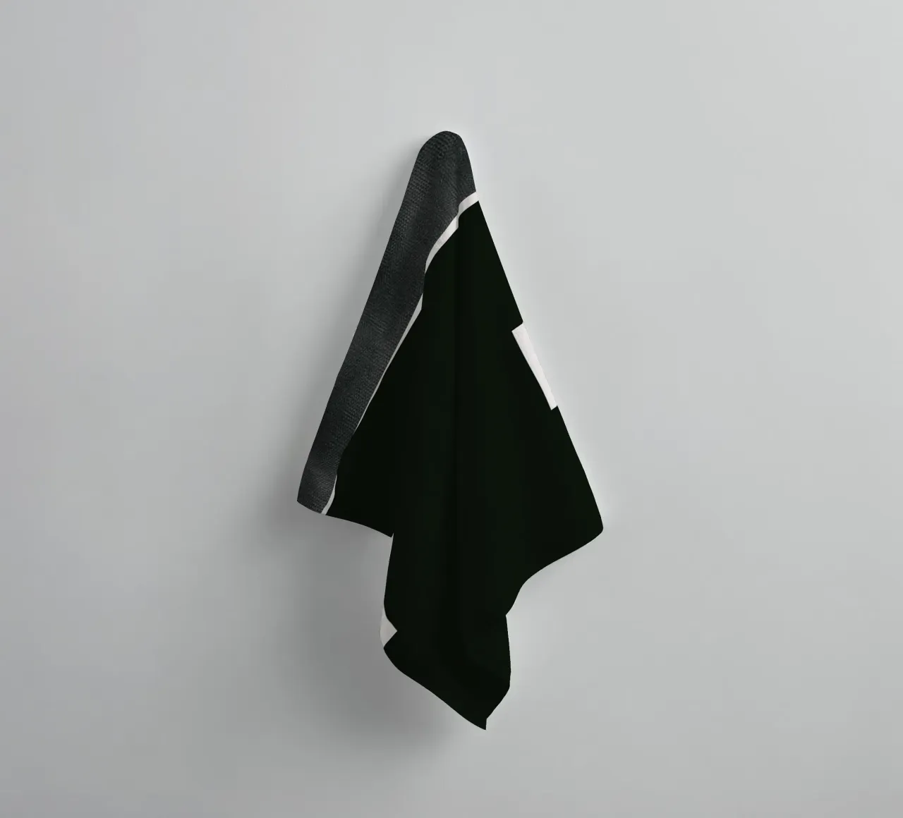 Composizione nera 04 asciugamano da bagno da Little Dean