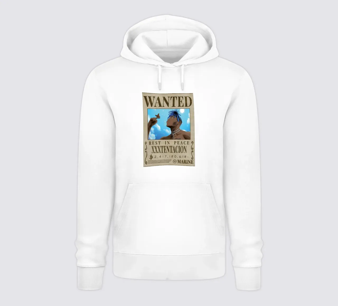 Riposa in pace xxxtentacion felpa con cappuccio da Green