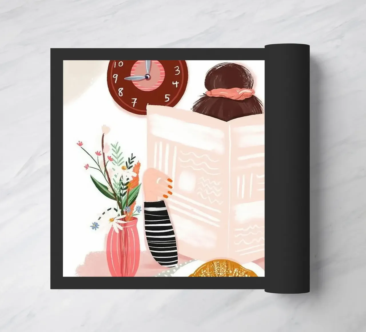 breakfast doormat by Luke Yaeger