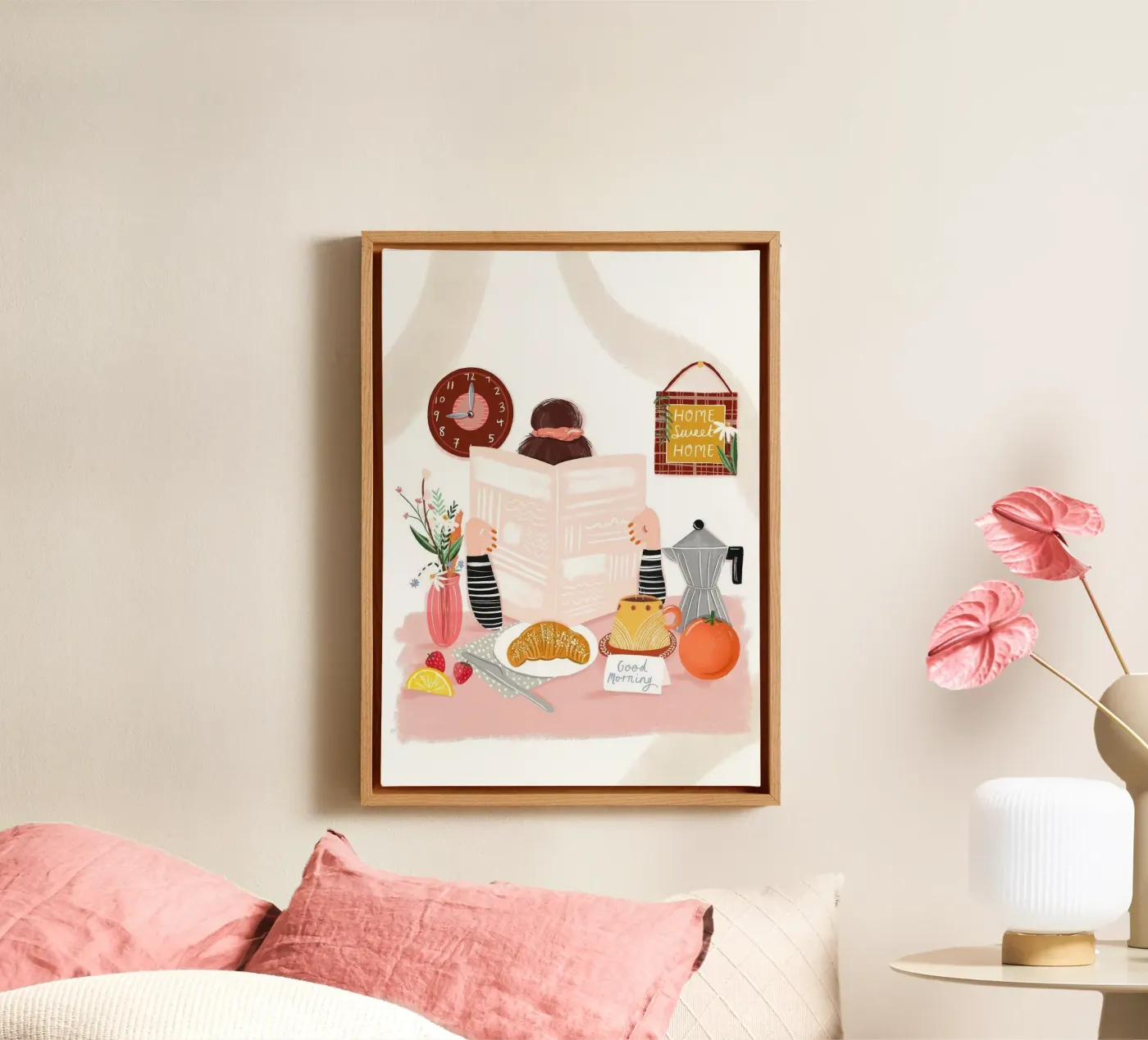 breakfast canvas by Luke Yaeger