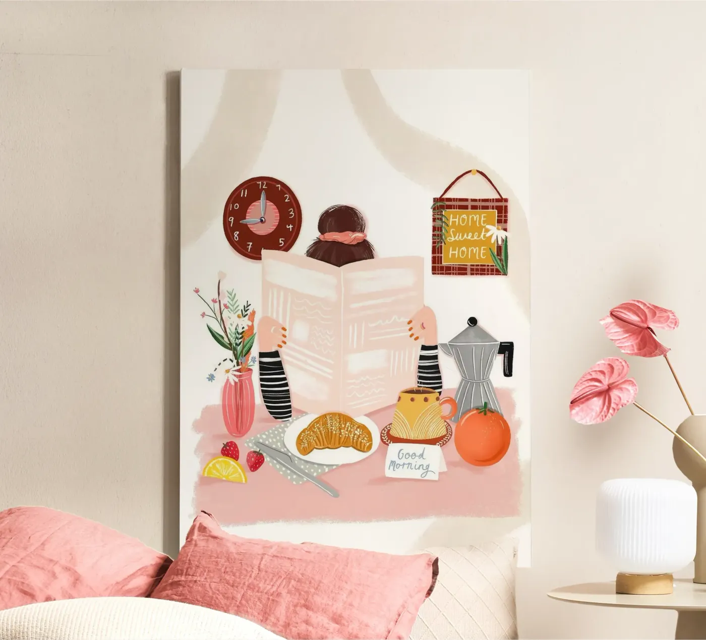breakfast canvas by Luke Yaeger