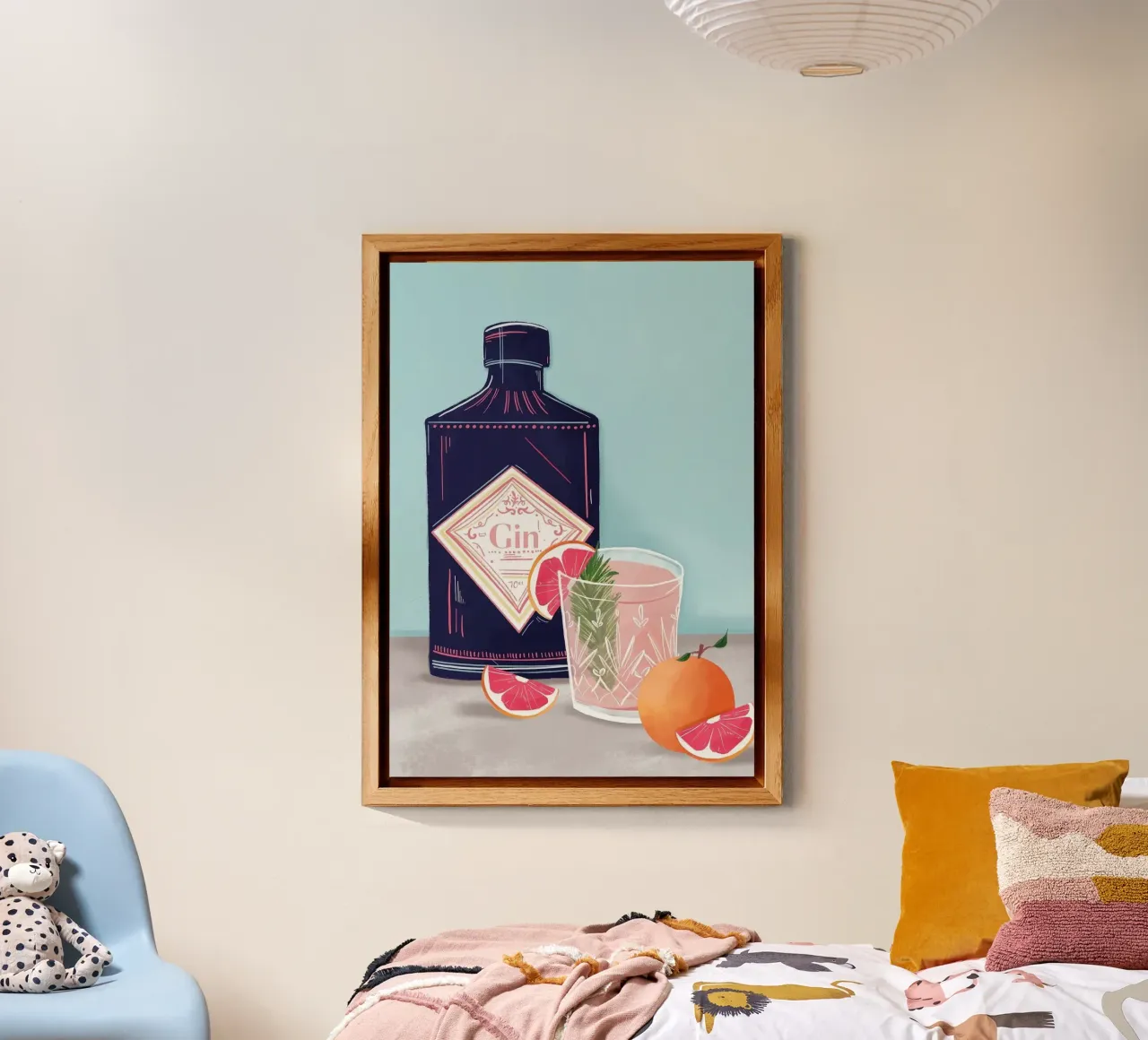 gin bottle alu-dibond by Luke Yaeger