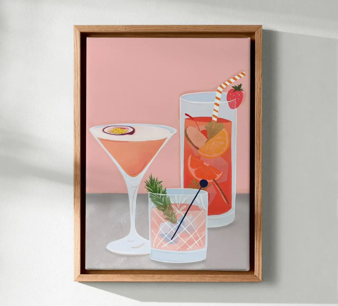 cocktail tela con Cornice a cassetta da Luke Yaeger
