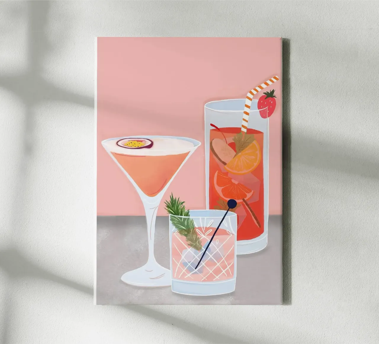 cocktail tela con Cornice a cassetta da Luke Yaeger