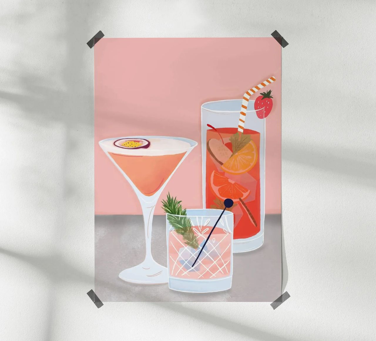 Cocktail Poster von Luke Yaeger