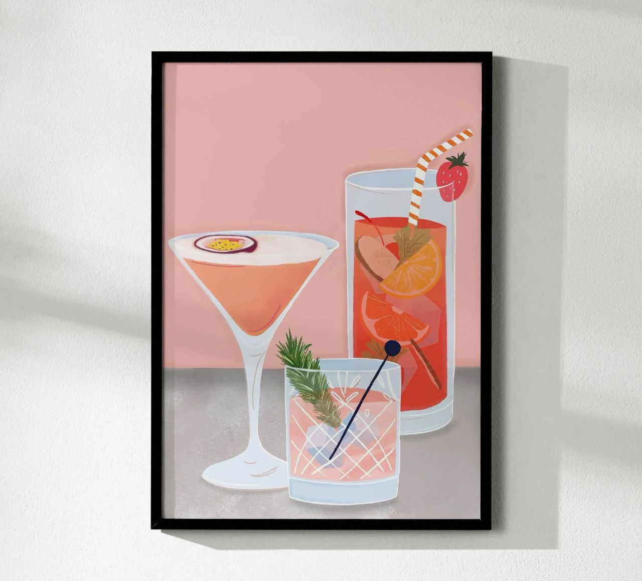 Cocktail Poster von Luke Yaeger