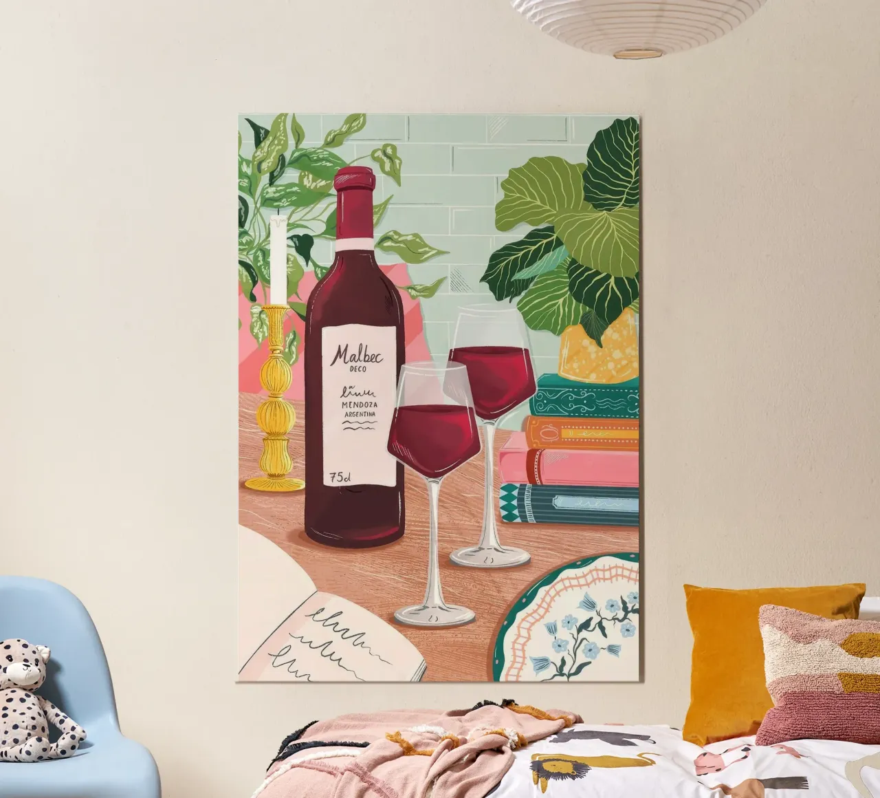 bottiglia di vino carta hahnemühle da Luke Yaeger