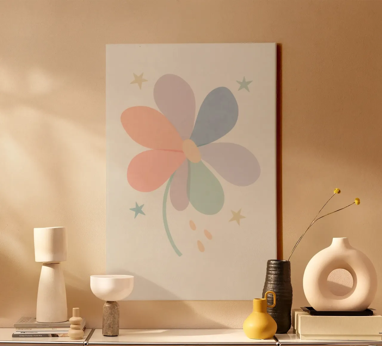 Mimi Flora tela con Cornice a cassetta da treechild