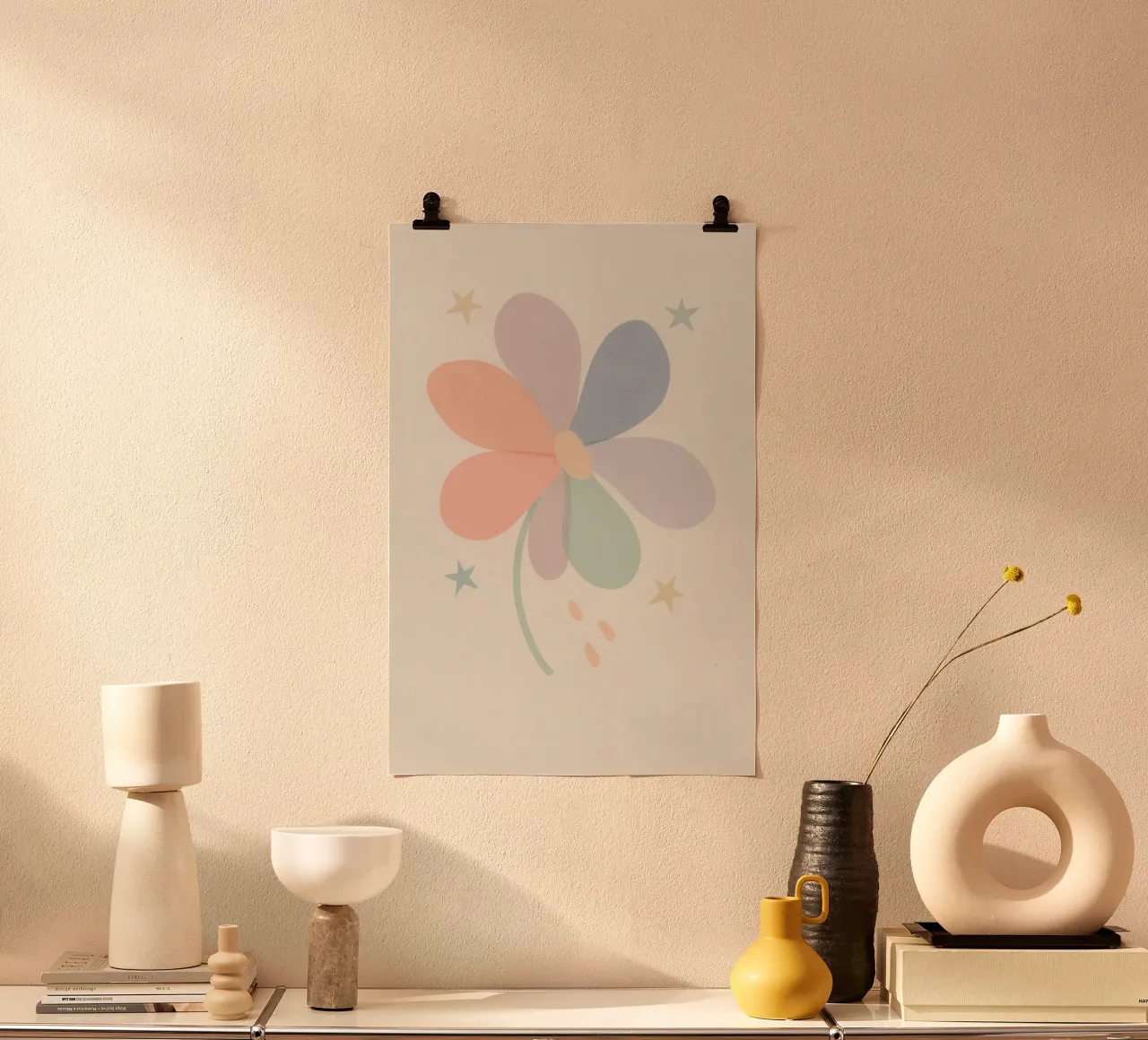 Mimi Flora poster con telaio in plastica da treechild