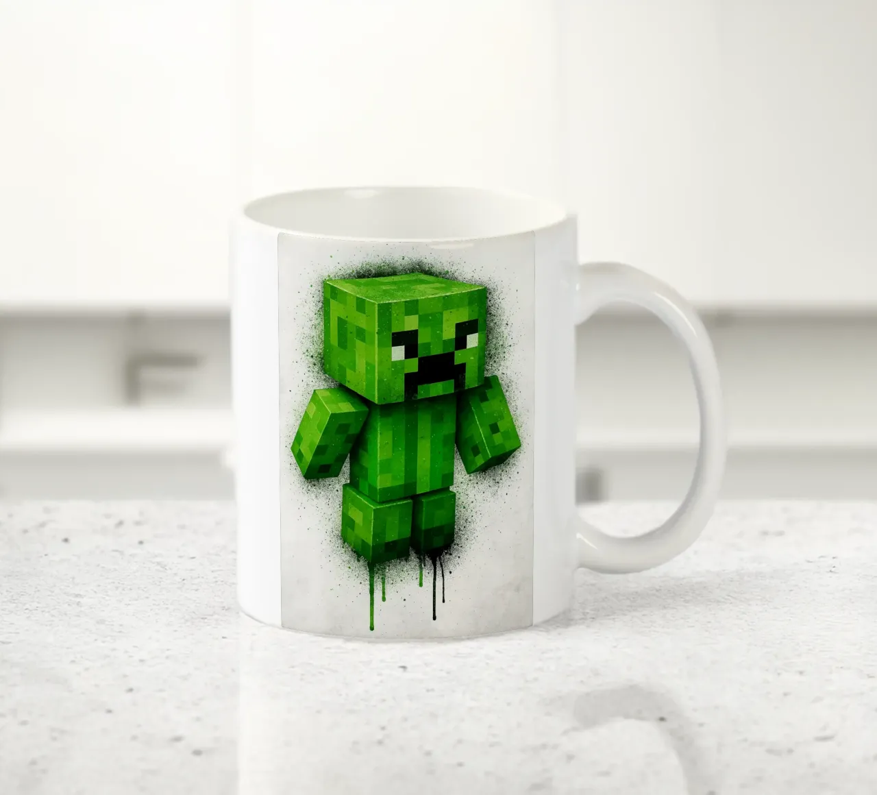 creeper Minecraft tazza in ceramica da FreeArtStudio