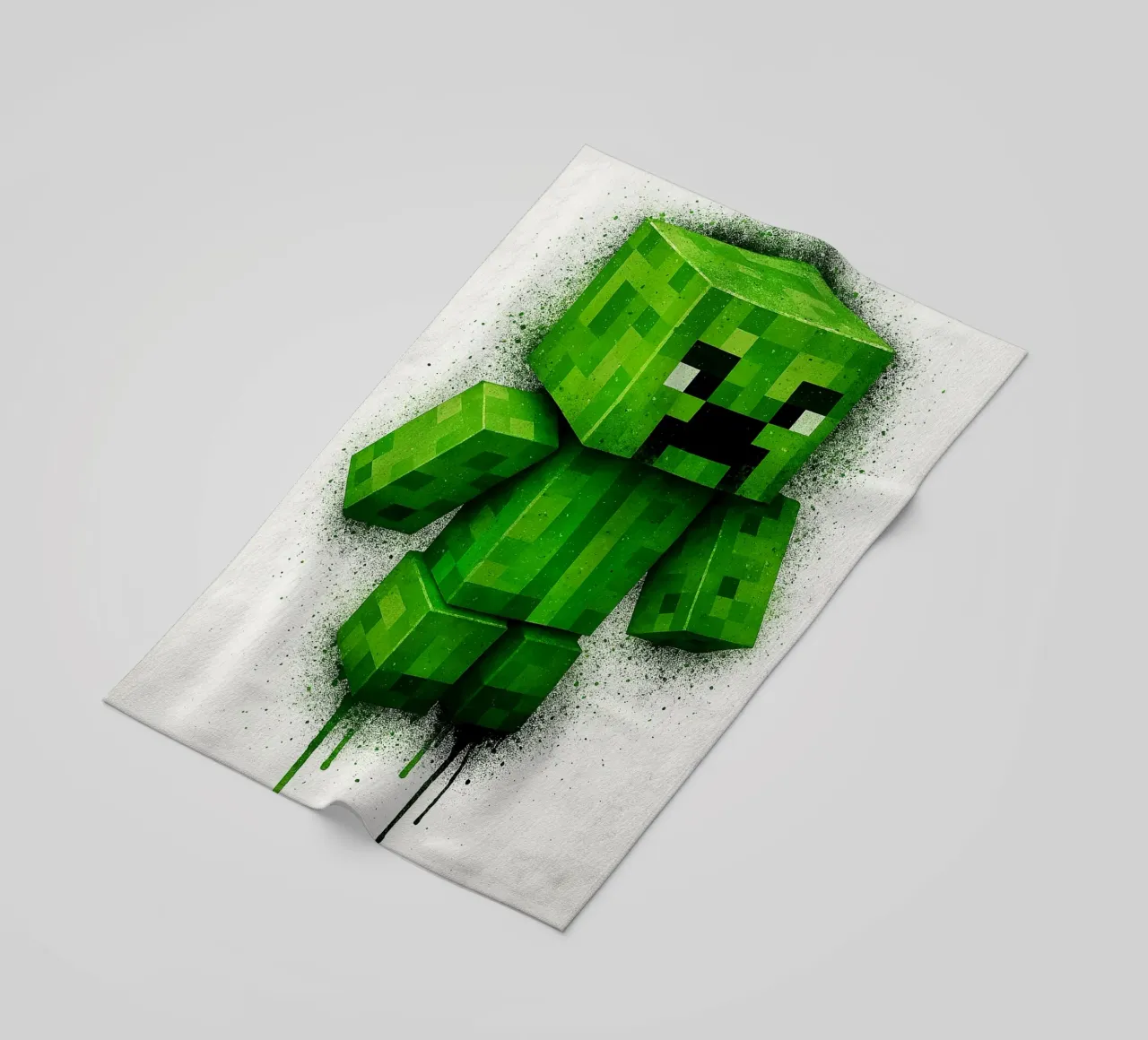creeper Minecraft telo mare da FreeArtStudio