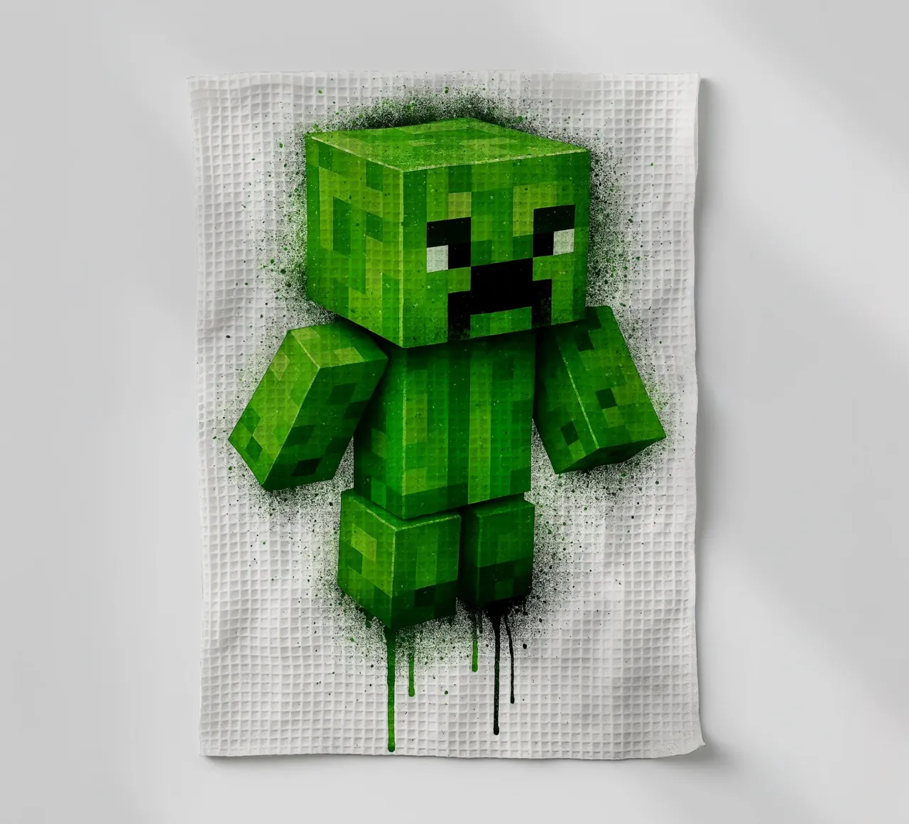 creeper Minecraft canovaccio da cucina da FreeArtStudio