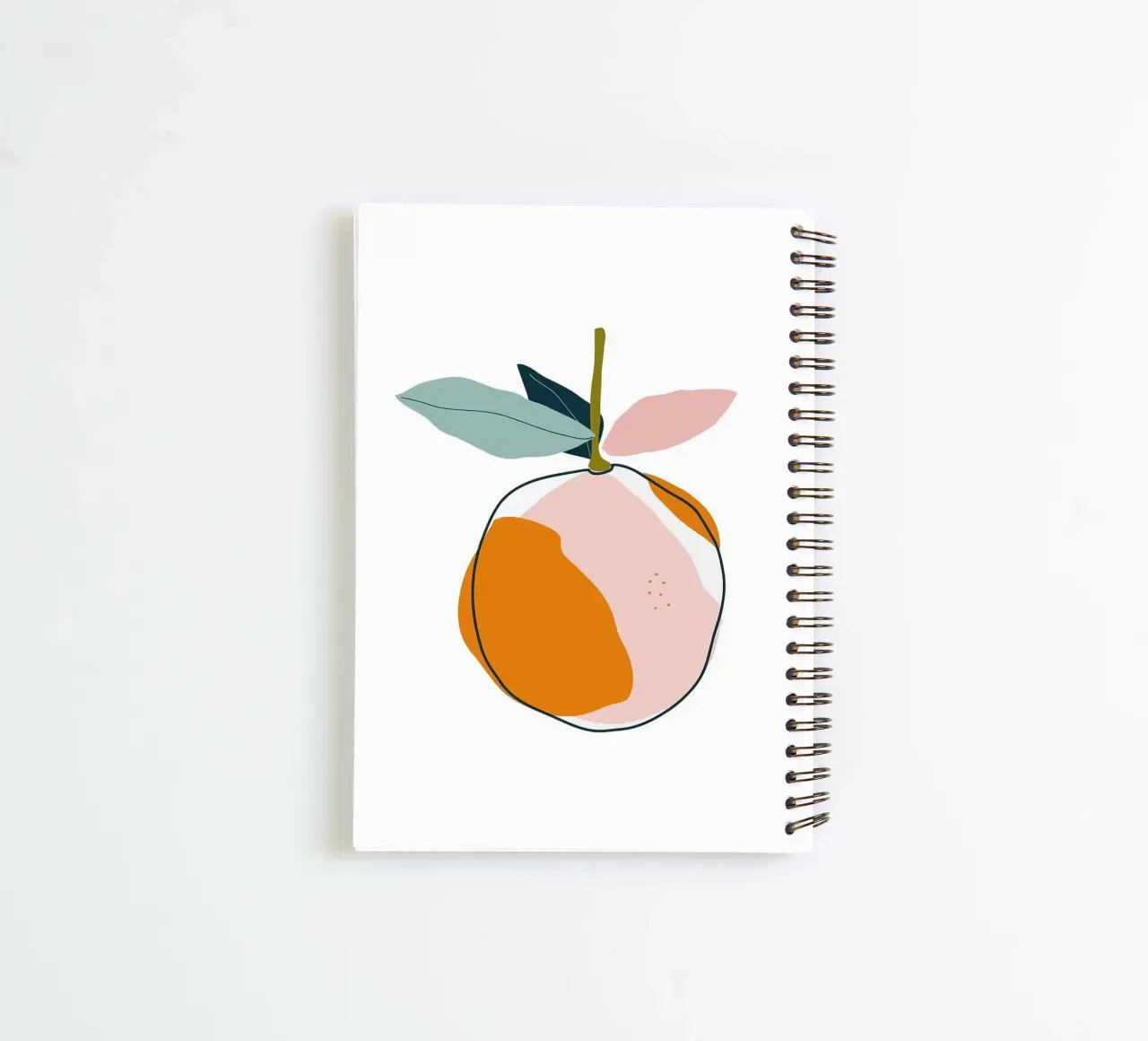 orange spiral notebook by Luke Yaeger