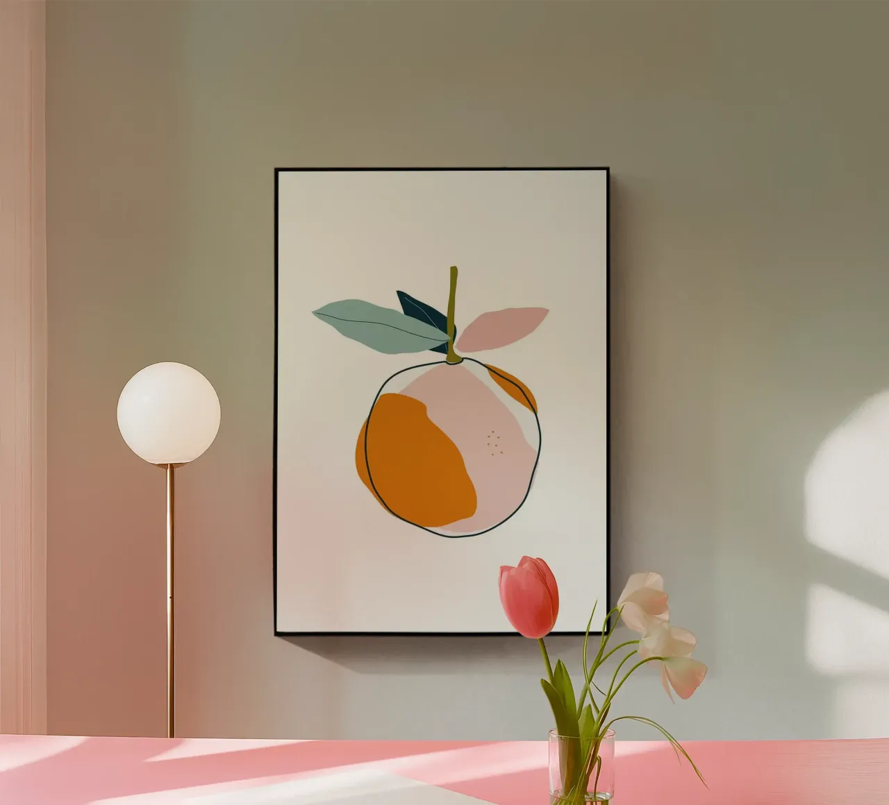 orange acrylic glass by Luke Yaeger