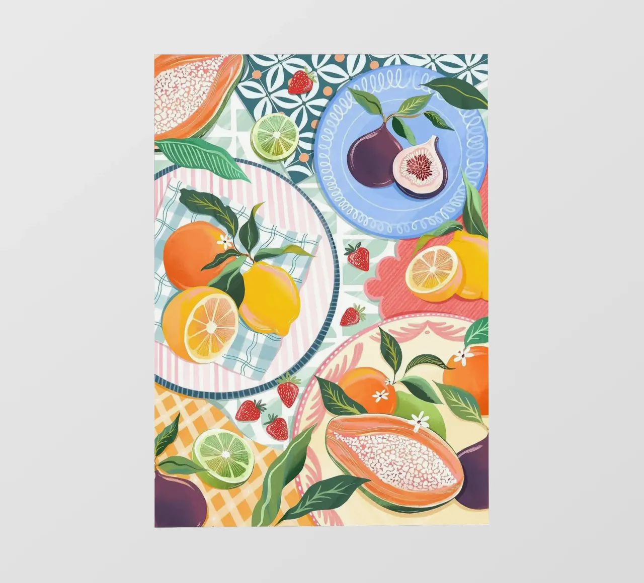 Stato d'animo della frutta telo in pvc da Luke Yaeger