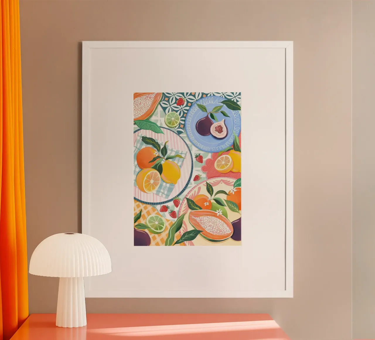 Stato d'animo della frutta carta hahnemühle da Luke Yaeger