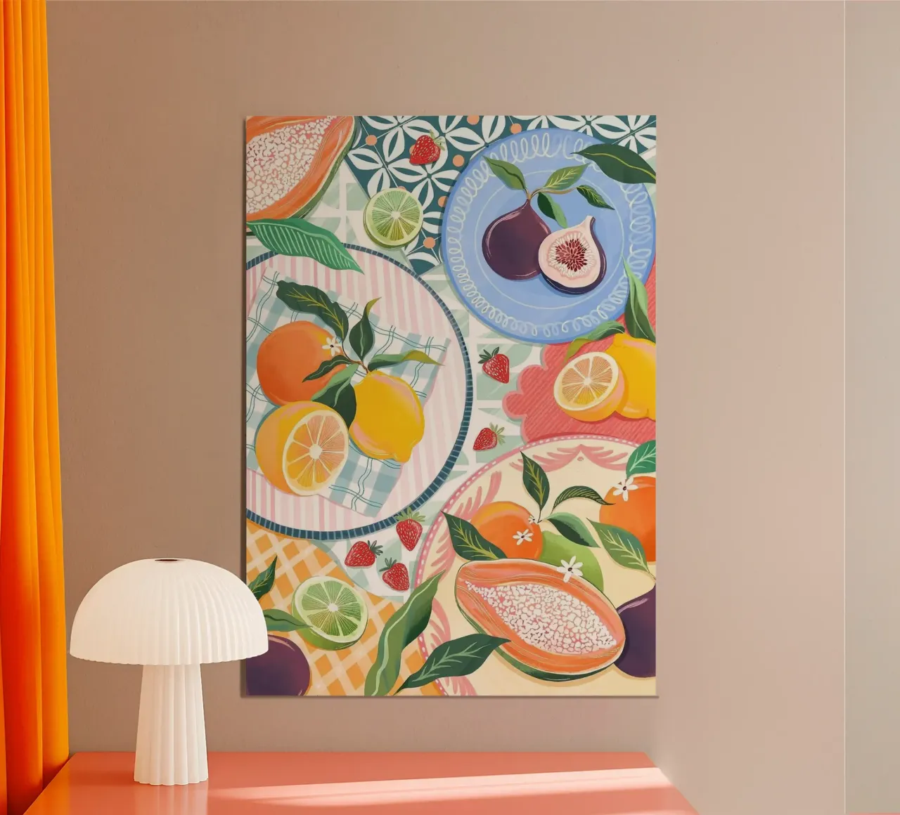 Stato d'animo della frutta carta hahnemühle da Luke Yaeger