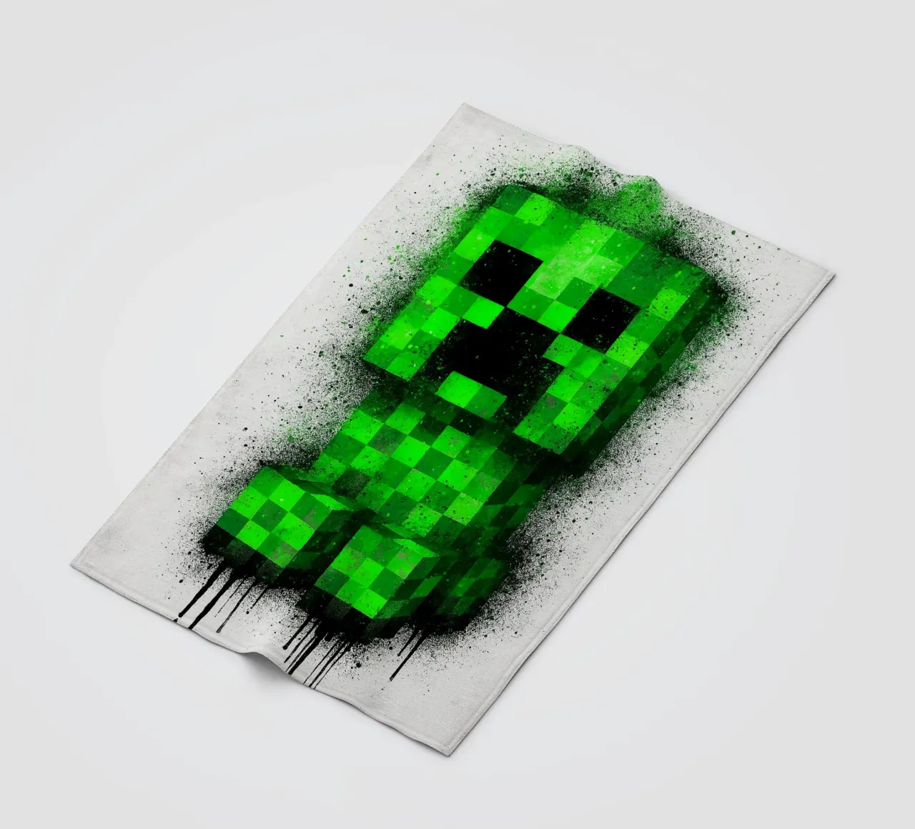 creeper MineCraft coperta in pile da FreeArtStudio