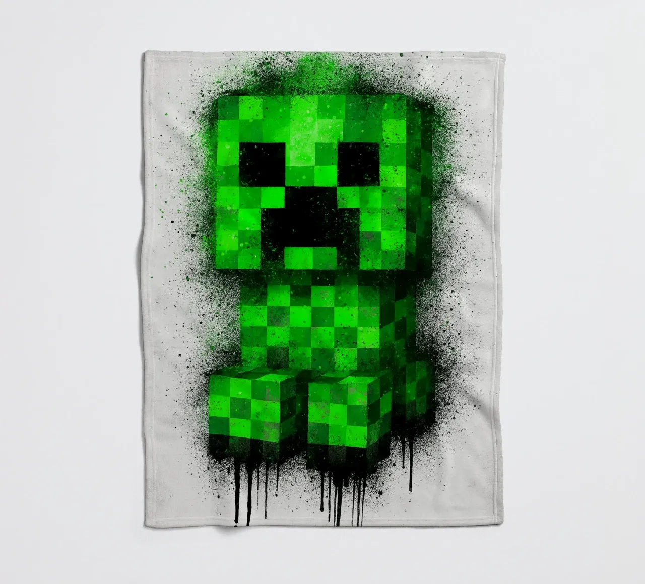 creeper MineCraft coperta in pile da FreeArtStudio