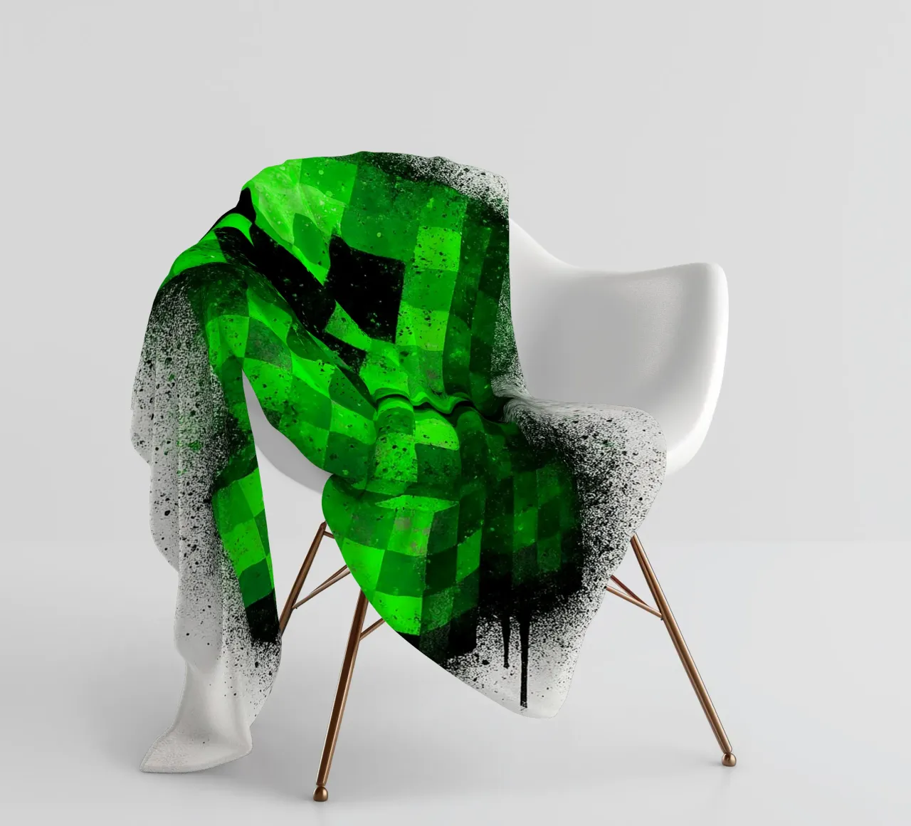 creeper MineCraft coperta in pile da FreeArtStudio