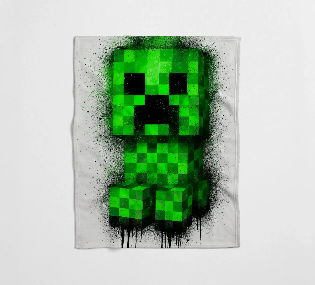 creeper MineCraft coperta in pile da FreeArtStudio
